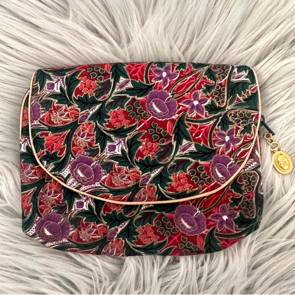 Christian Dior Vintage Floral Cosmetic Pouch Bag - Picture 6 of 15